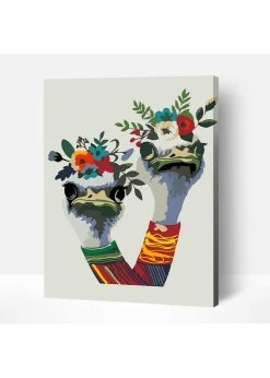 Wise Elk Artwille - Owens In A Wreath DIY Paint By Numbers