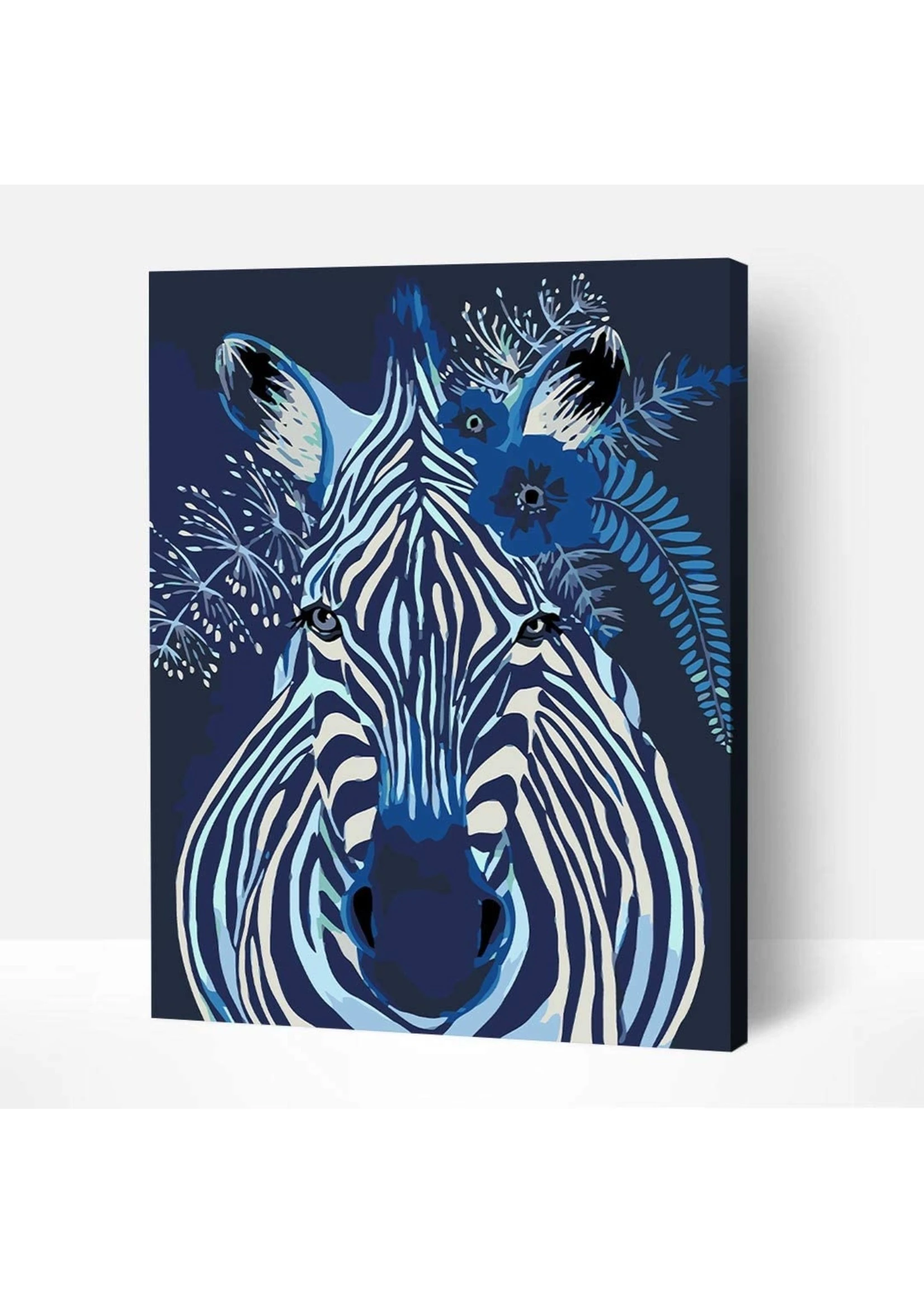 Wise Elk Artwille - Pop Art (Zebra Face) DIY Paint By Numbers