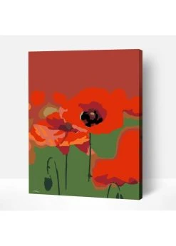 Wise Elk Artwille - Poppies DIY Paint By Numbers