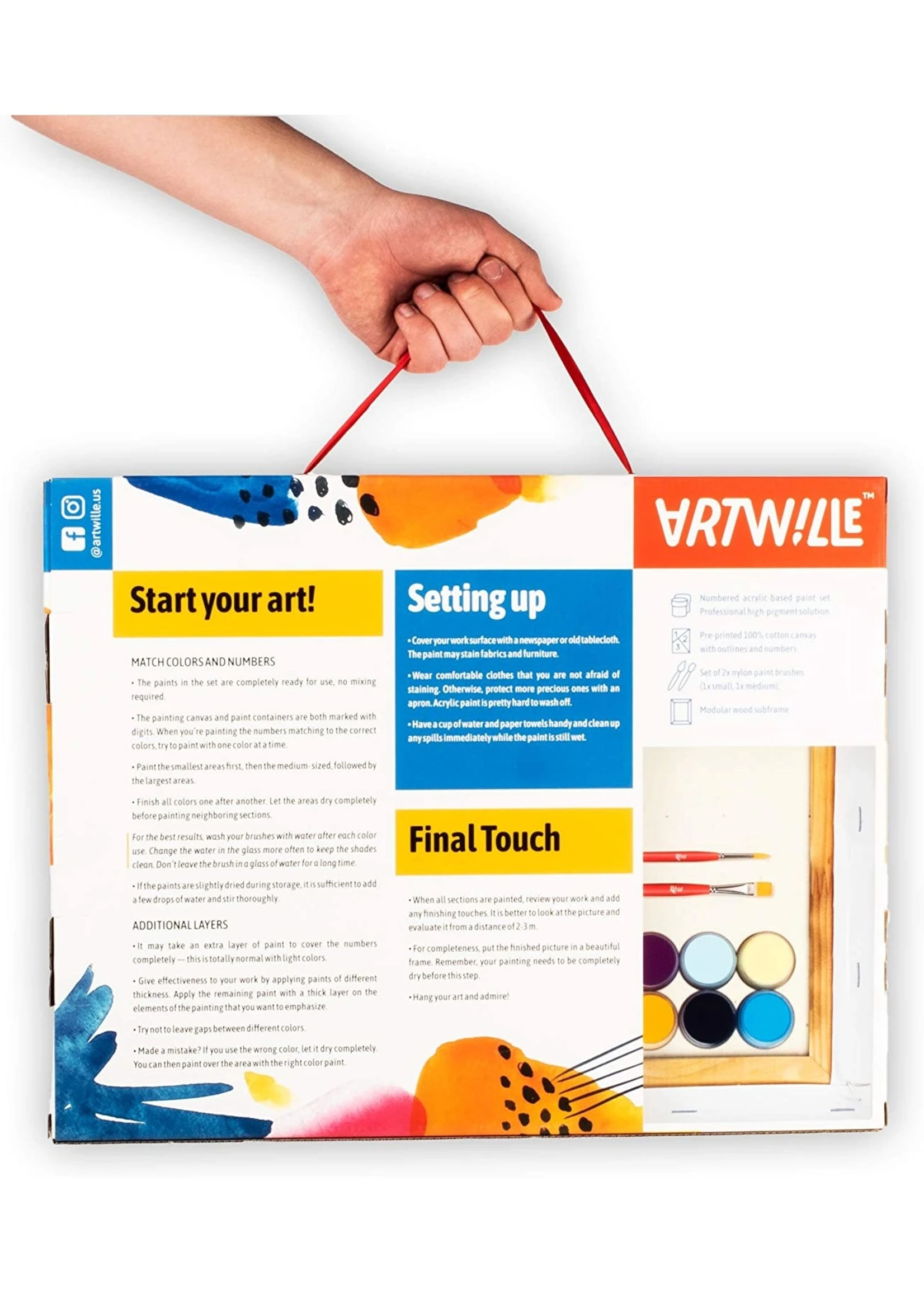 Wise Elk Artwille - Space DIY Paint By Numbers - Image 3